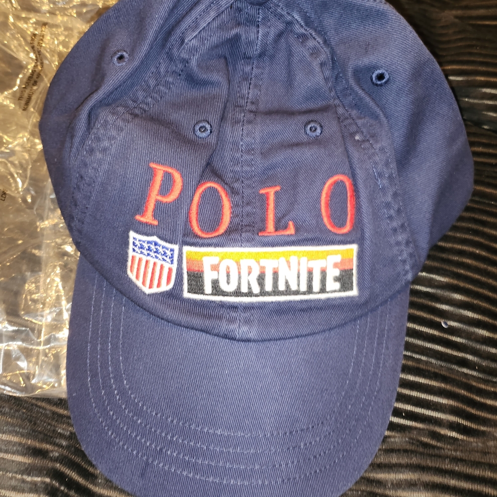 Polo by Ralph Lauren Navy Blue Fortnite Patch Baseball Cap
